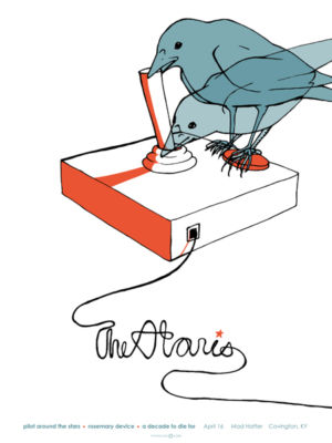 The Ataris April 2010 Limited Edition Gig Poster