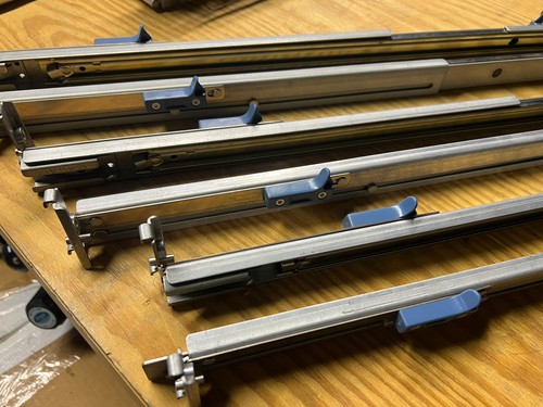 HP 292780-001 Left Right Rail Inner Outer Kit DL Server Series Accuride - Picture 2 of 6