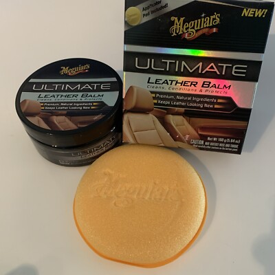 New Meguiar s ULTIMATE Leather Balm 160g 5.64 oz G18905 New NOS Meguiars USA