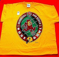 Vintage Men's 1997 Arizona State Sun Devils Rose Bowl Tee Shirt XLge USA