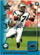 1999 LEAF ROOKIES & STARS MUHSIN MUHAMMAD #32 CARD $0.99 VALUE BOX