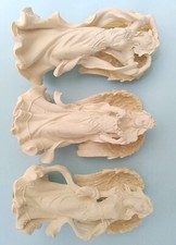 Lot 3 Figurines ANGE 10 cm Neuf Statuettes Blanc crème - A poser - Assorties 