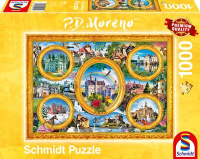 Schlösser|P.D. Moreno| 1000 Teile|59901|Schmidt Premium Puzzle|NEU