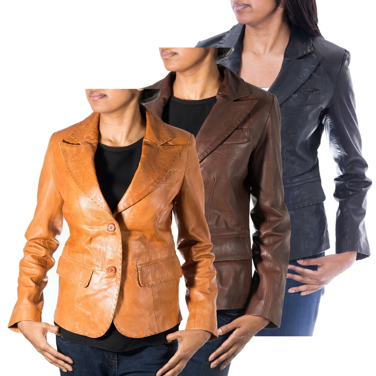 Womens fitted top blazer jacket