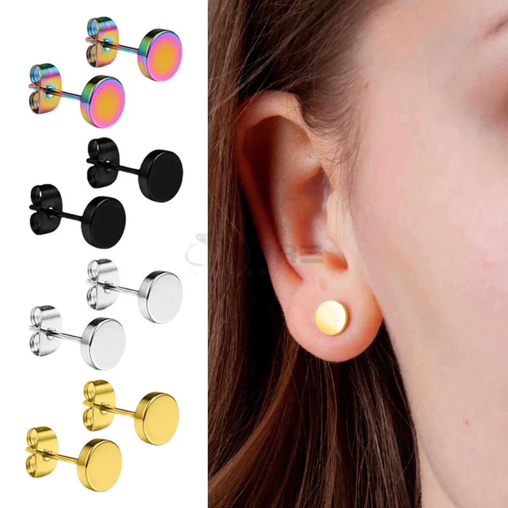 Stainless steel shop ear piercing studs