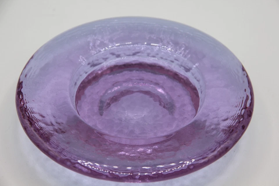 Candelabro Carrito de Vino Vidrio Reciclado Neodimio Ciruela Lavanda Fuego y Luz Foto 4 de 4