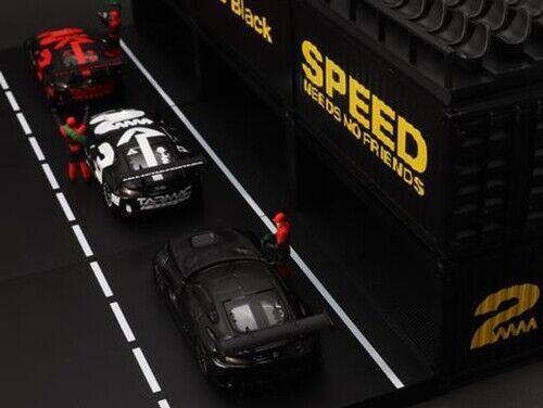 Tarmac Works 1/64 MERCEDES-AMG GT3 4A ME LIKE BLACK SPECIAL #3 BOXSET NEW BENZ