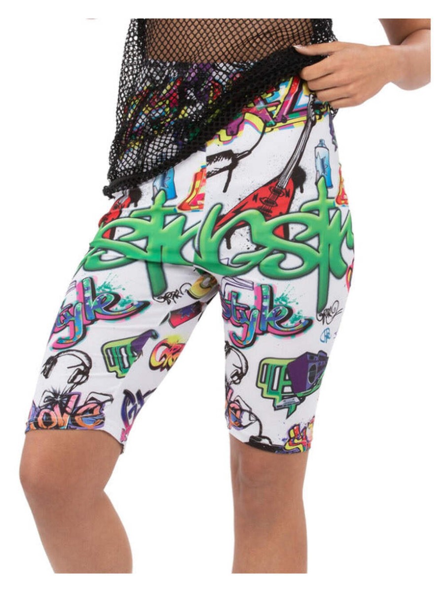 90s Unisex Graffiti Cycling Shorts 90s Unisex Graffiti Cycling Shorts