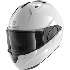 Image of Shark Evo Es Reversible Modular Motorcycle Helmet White TG XS
