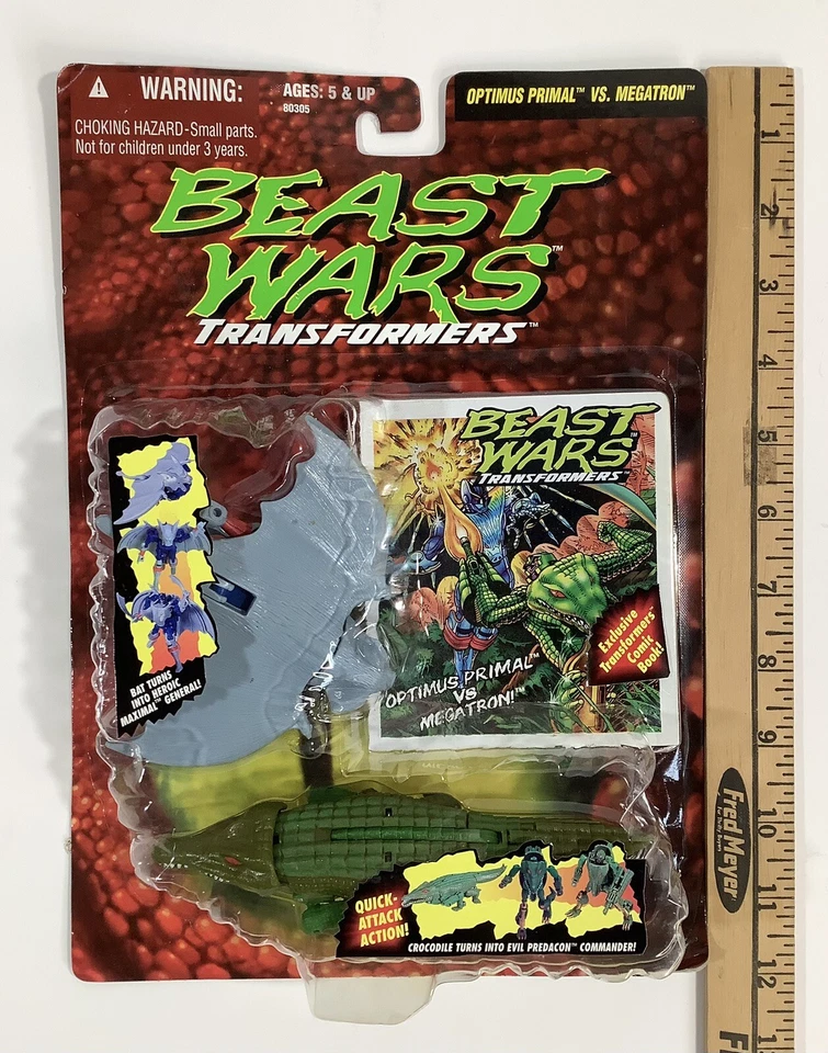 KENNER 90s Transformers Beast Wars Optimus Primal VS Megatron Action Figure Toy - Image 4 of 4