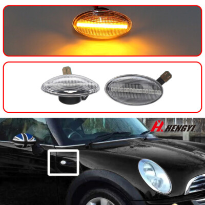 2x SEITENBLINKER BLINKER BLINKLEUCHTE  FÜR MINI R50 R53 R52 ONE Cooper S WEIß