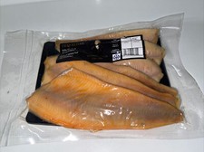 kiln smoked english rainbow trout fillets 400g omega 3 seafood fish Chilled