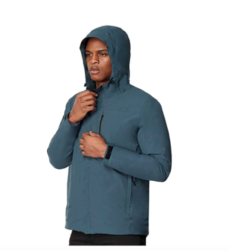 32 Degrees Men's Waterproof Winter Jacket (S, Blue)