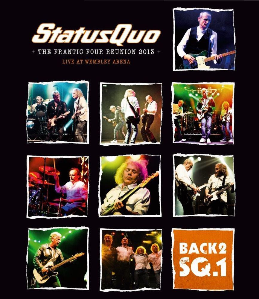 Status Quo Back2Sq1 Frantic Four Reunion 2013 New CD & DVD PreOrder 29/03/2024