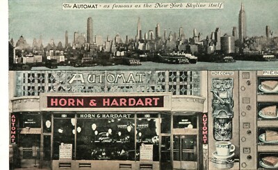 New York Times Square seltene Werbung für Horn & Hardart The Automat