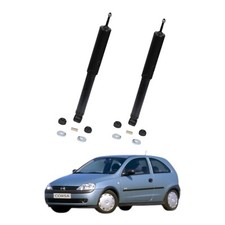 Set 2 Stoßdämpfer Hinten Passend Für OPEL Corsa C (X01) 2000-2009 DX-SX