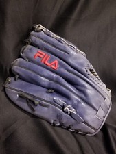 RARE FILA Leather P120 12  Patina Blue Fade Baseball Softball Glove Left Hand
