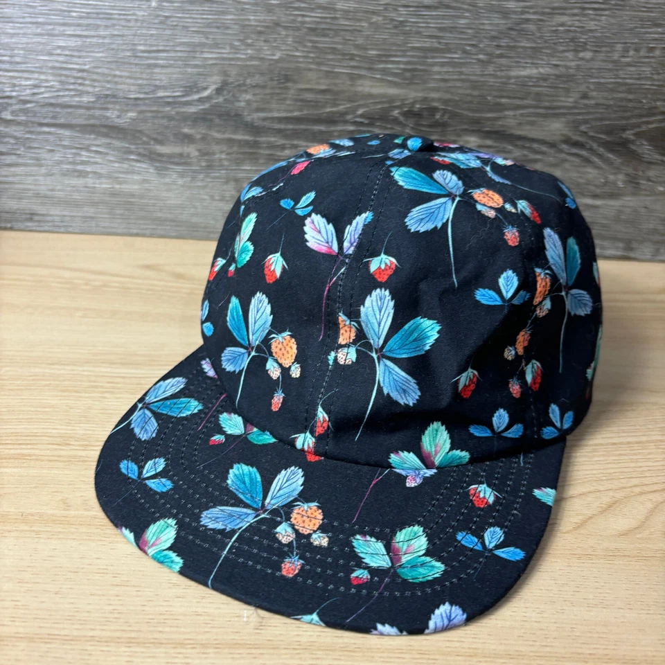 Gorra Chapeau Patrick Snap Back Negro Floral Flores Talla Única Ajustable Foto 3 de 4