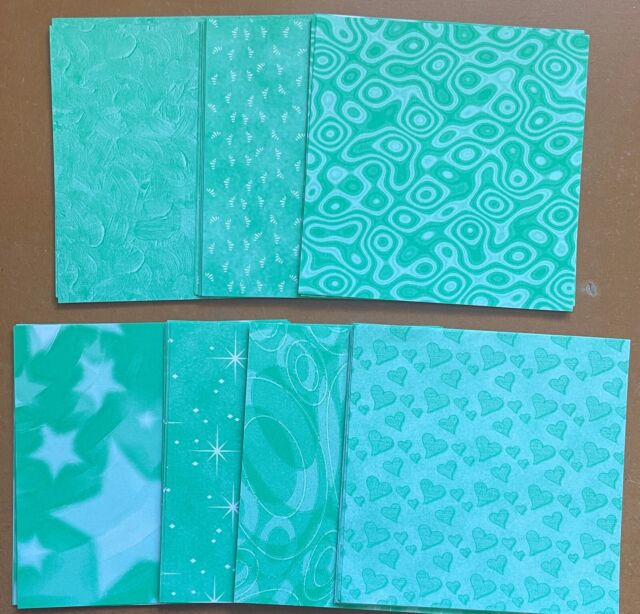 6 x 6 PATTERN BACKGROUND PAPERS - CARDMAKING/SCRAPBOOKING/CRAFTING