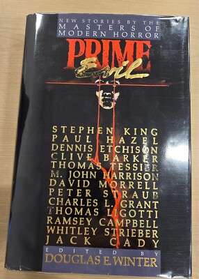 Prime Evil Edited By Douglas E. Winter ~1st EDITION 1st PRINTING 1988 Hardcover.