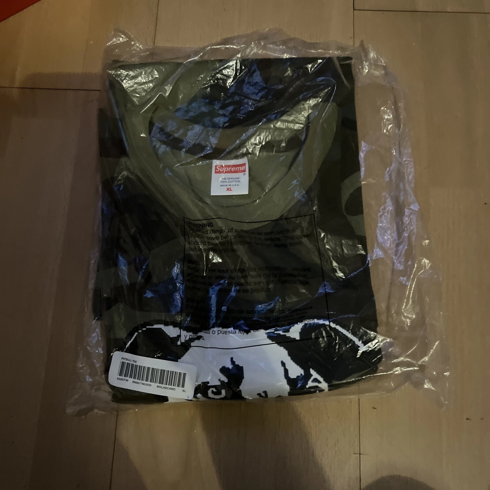 Supreme Pitbull Tee XL Camo
