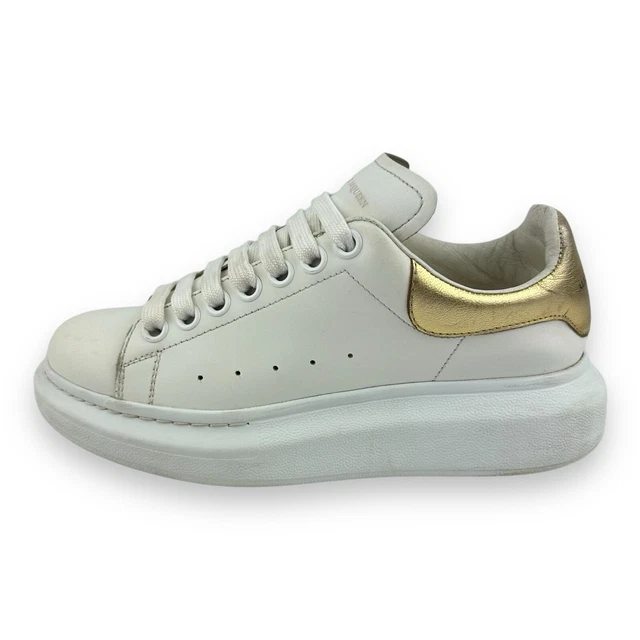Alexander McQueen Runway White/Gold Women’s Trainers UK 3 EU 36