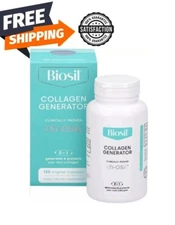 Biosil Collagen Generator with ch-OSA help generate collagen 120 Capsules 1 Pack