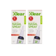 2x Xlear Sinus Nasal Spray 1.5 fl oz Exp 2026+ NEW