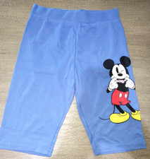 boys NEW MICKEY MOUSE SHORTS size 12/13 GOOFY FACE CUTE blue