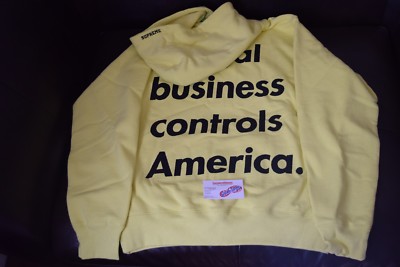 パーカー・フーディ Supreme SS18 Illegal Business Hooded Sweatshirt New Supreme Illegal Business Hooded Sweatshirt Lemon Sz