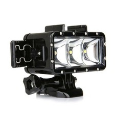 3W 5500K-6000K Waterproof Diving LED Spot Light For GoPro Hero 5 4 3 3 SJ4000