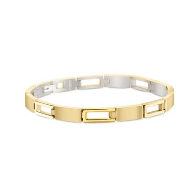 BOCCIA - Armband Titan Glieder goldf. - 03034-03 - Armschmuck