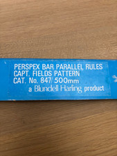 Marine Pespex Bar Parallel Rules Capt. Fields 500mm
