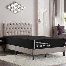 Empyrean Bedding King Fitted Sheet - Premium Fitted Sheet King Size - Moisture