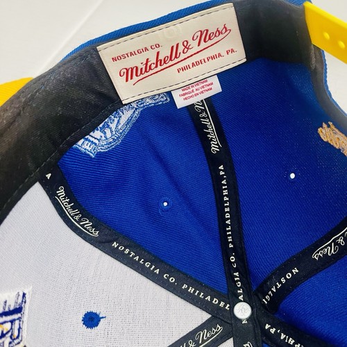 Los Angeles Lakers Hat Cap Snapback Mitchell & Ness Hardwood Classics Men’s - Picture 8 of 9