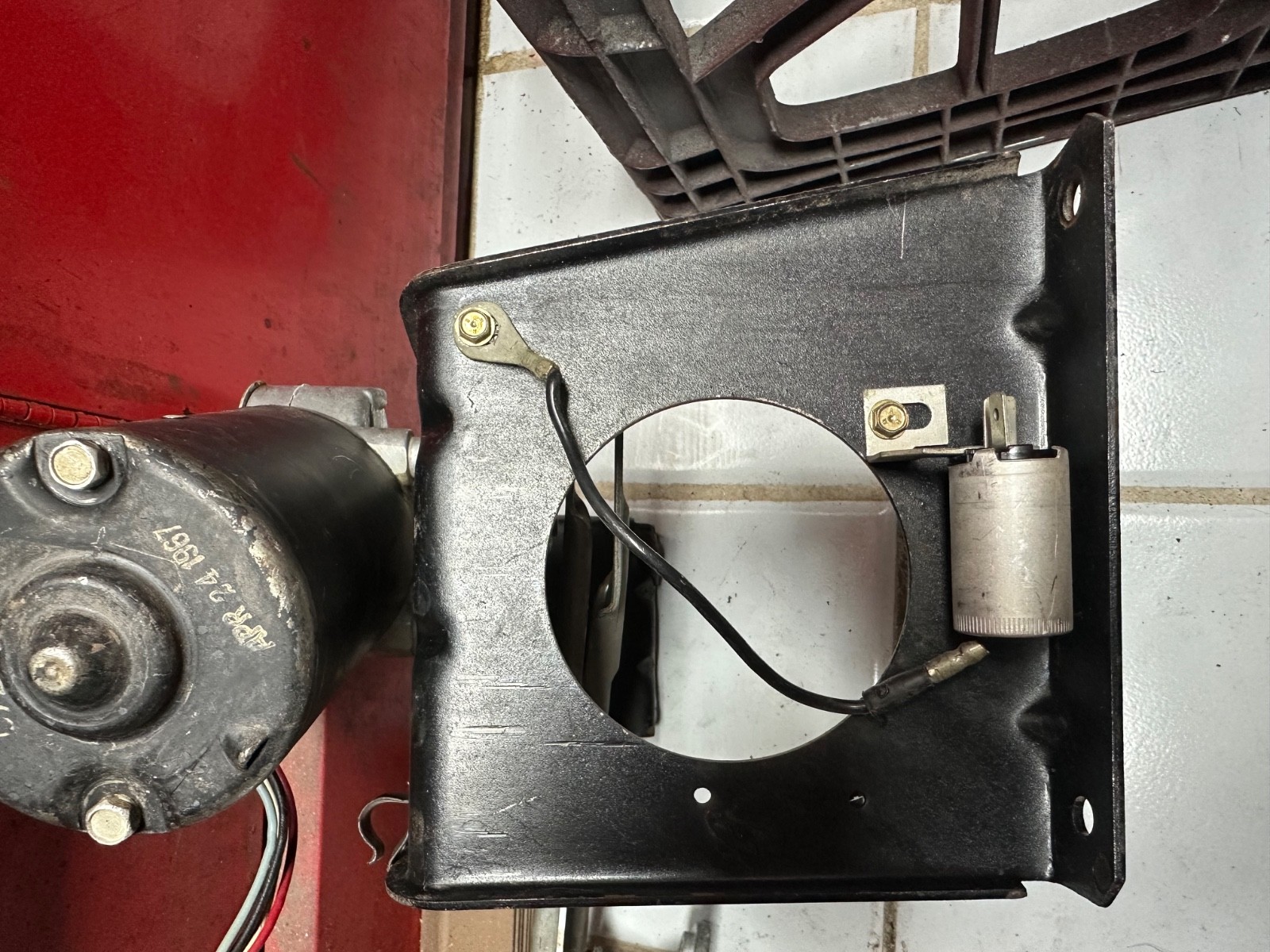 1967 1968 OEM FORD Mustang Cougar Windshield Wiper Motor & Arms Excellent Cond thumbnail 7