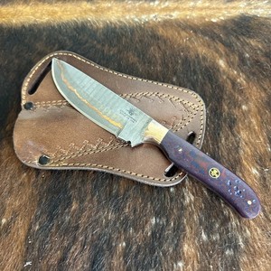970 Blade Works Hand Made Hand Forged Steel Fixed Blade With Sheath
