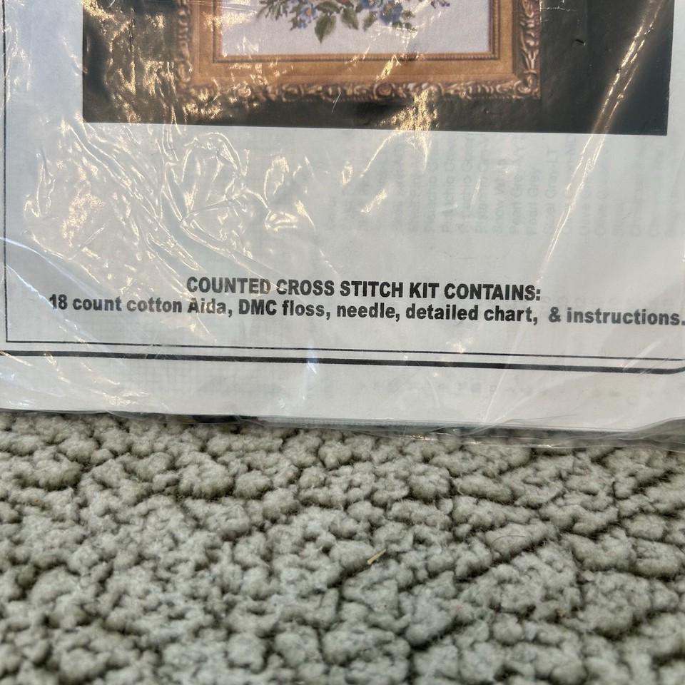 Laura Doyle Designs Hummingbird Floral Counted Cross Stitch Kit | eBay