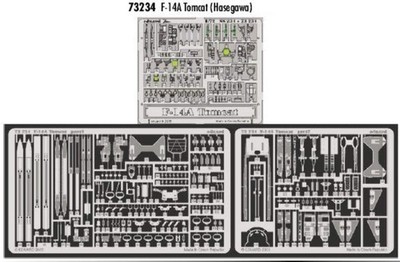 Eduard 73234 1:72 Grumman F-14A Tomcat VORLACKIERT IN FARBE!
