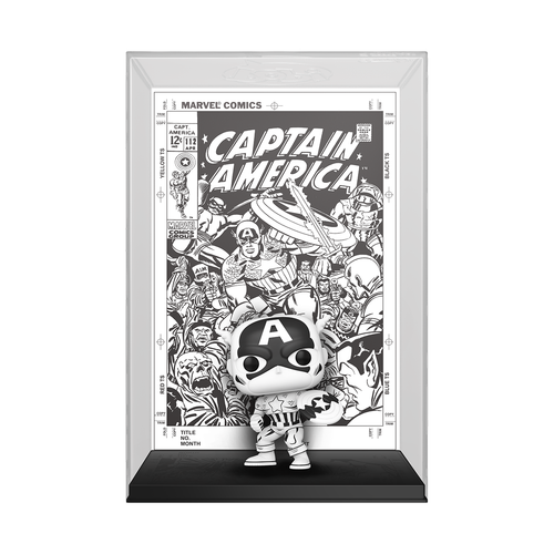 Funko POP Marvel Captain America Black & White Comic Cover #61 Vinyl Figure New - Picture 2 of 6