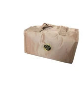 Joy Mangano Small Better Beauty Case Roll-up Organizer Bag ~ (Tan) Travel Size