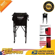 Durable Sports EZ Travel Cart with Removable Hopper Bag for Tennis & Pickleball