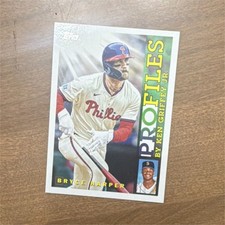 Topps 2026 Series 1 Profiles Bryce Harper  | Ken Griffey Jr 