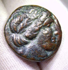 Ancient Greek Bronze Trichalkon – Thessalian League Coin (Apollo & Athena) — photo 5