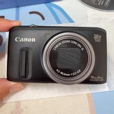 Canon Powershot SX240 HS Digital Compact Camera 12.1 MP Full HD Black English