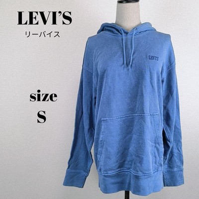 LEVI'S Hooded Parka, Size S, Blue