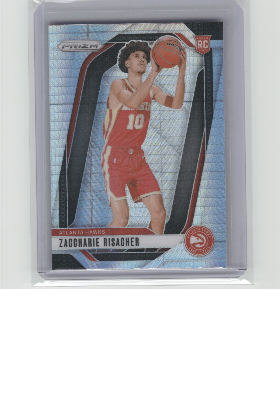 2024-25 Panini Prizm #265 Zaccharie Risacher Prizms Pulsar