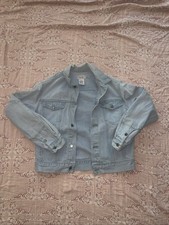Calvin Klein Vintage 90s Light Wash Denim Jean Jacket Medium Women's Size M