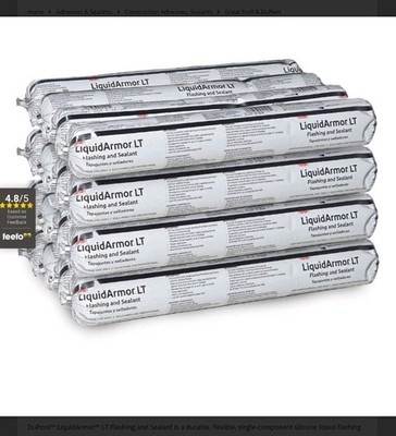 DuPont  LiquidArmor  LT Low-Temperature Flashing & Sealant   20 oz Sausage Pack