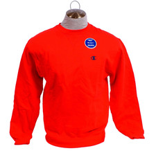 Champion Men's M Red Pullover Crew Neck Sweatshirt